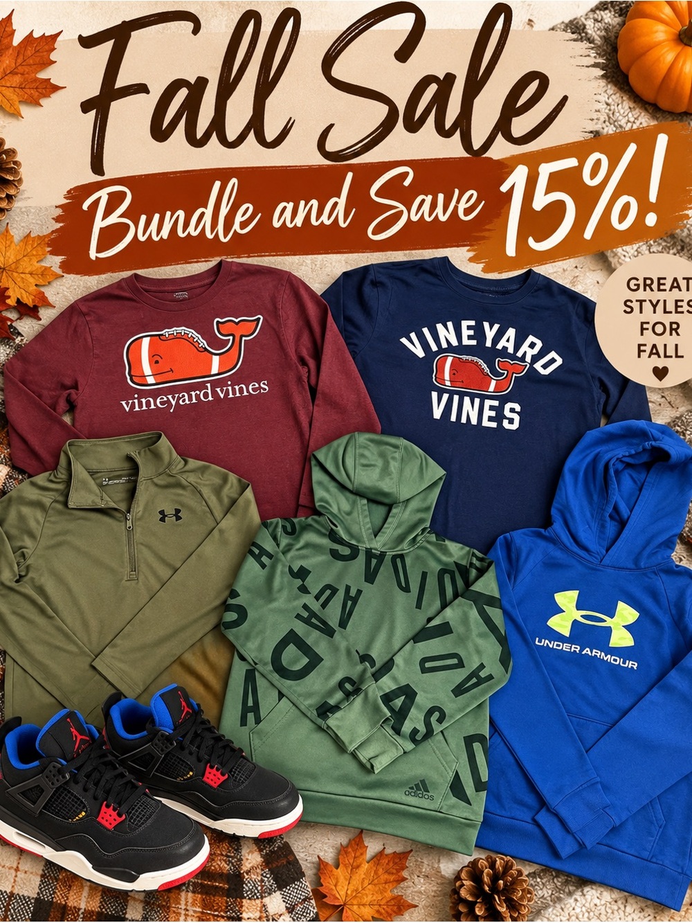 Various Boy’s Fall Favorites! Bundle and Save 15%!